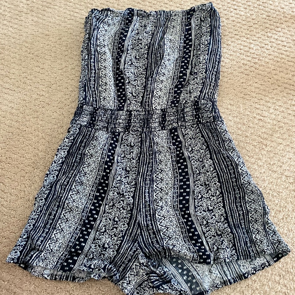 Strapless Romper